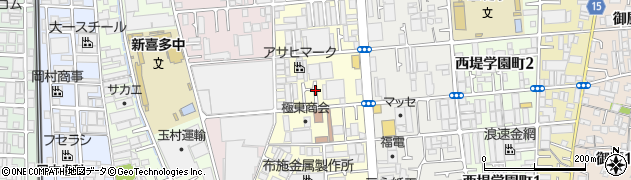 大阪府東大阪市西堤本通西周辺の地図