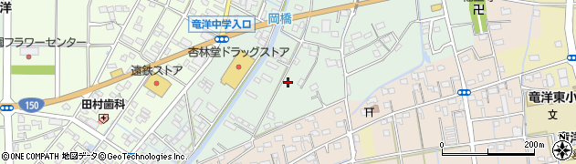 静岡県磐田市岡940周辺の地図