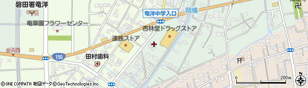 静岡県磐田市岡1030周辺の地図