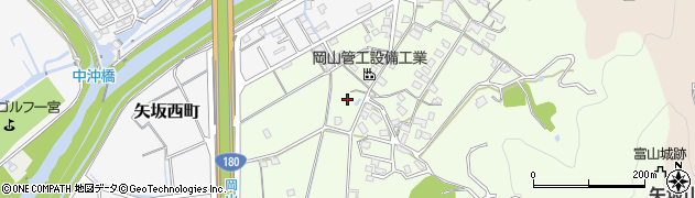 岡山県岡山市北区矢坂本町13周辺の地図