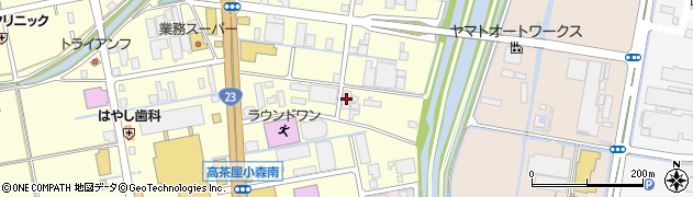 川合鈑金塗装・自動車周辺の地図