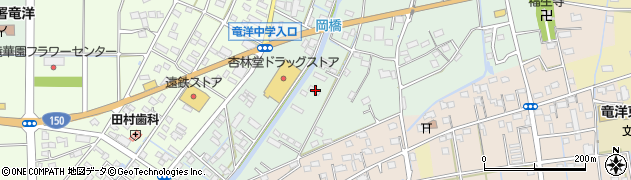 静岡県磐田市岡975周辺の地図