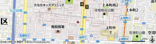 大阪文学学校周辺の地図