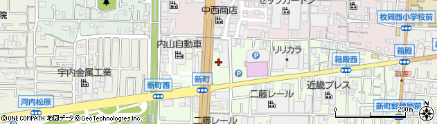 大阪府東大阪市新町17周辺の地図