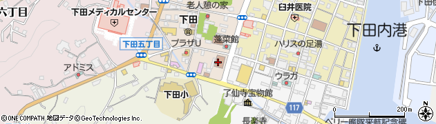 下田簡易裁判所周辺の地図