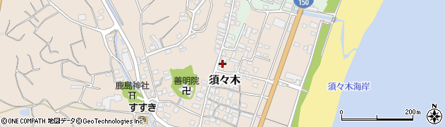 静岡県牧之原市須々木357-3周辺の地図