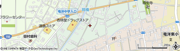 静岡県磐田市岡934周辺の地図