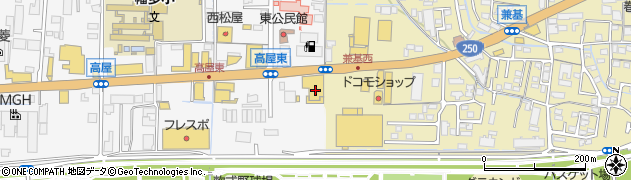 岡山県岡山市中区高屋323周辺の地図