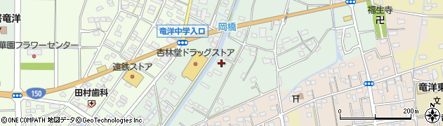 静岡県磐田市岡974周辺の地図