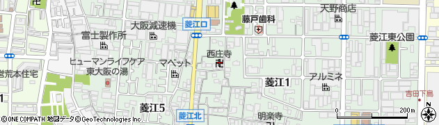 西庄寺周辺の地図