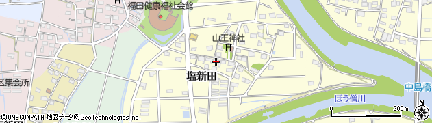 静岡県磐田市塩新田75周辺の地図