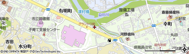 益田澄川線周辺の地図