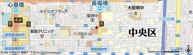 三菱ＵＦＪ銀行長堀橋駅前 ＡＴＭ周辺の地図