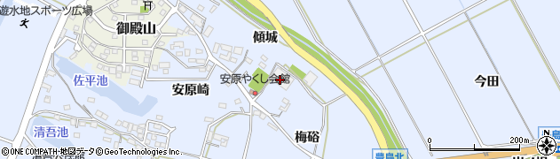 愛知県田原市豊島町薬師周辺の地図