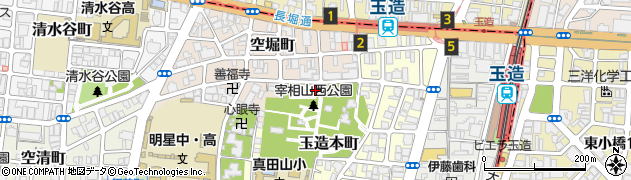 宰相山西公園周辺の地図