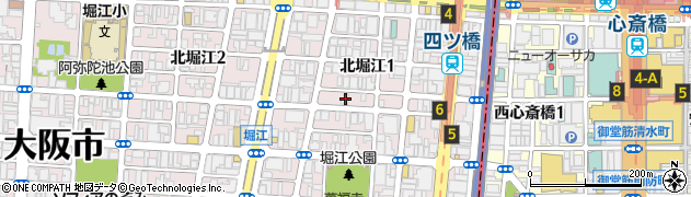 シャルム 堀江店(Charme)周辺の地図