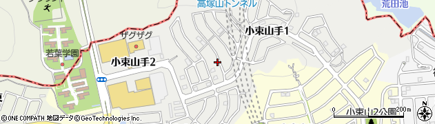 兵庫県神戸市垂水区小束山手周辺の地図