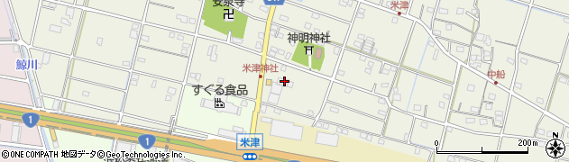 有限会社仲山鉄工所　米津工場周辺の地図