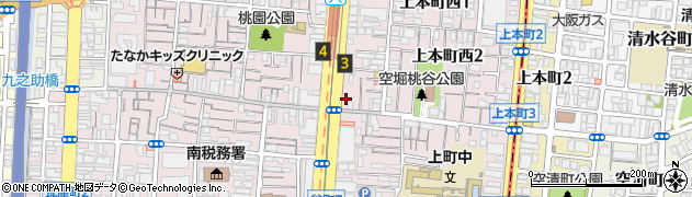 大阪府大阪市中央区谷町6丁目3-16周辺の地図