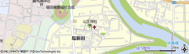 静岡県磐田市塩新田98周辺の地図