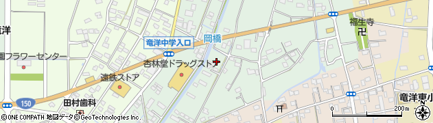 静岡県磐田市岡970周辺の地図