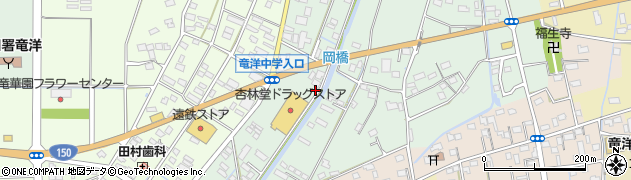 静岡県磐田市岡998周辺の地図