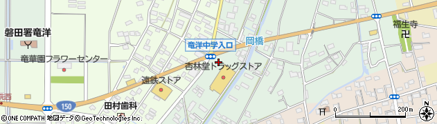 静岡県磐田市岡1018周辺の地図