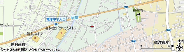 静岡県磐田市岡113周辺の地図