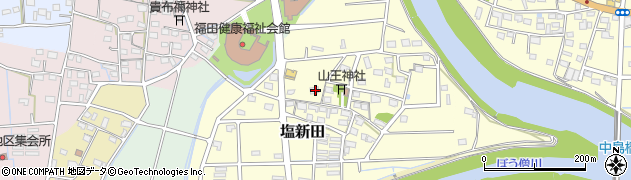 静岡県磐田市塩新田51周辺の地図