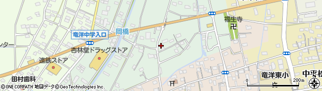 静岡県磐田市岡112周辺の地図