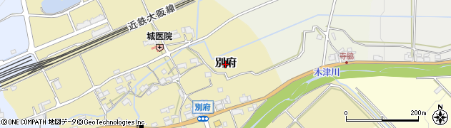 三重県伊賀市別府周辺の地図