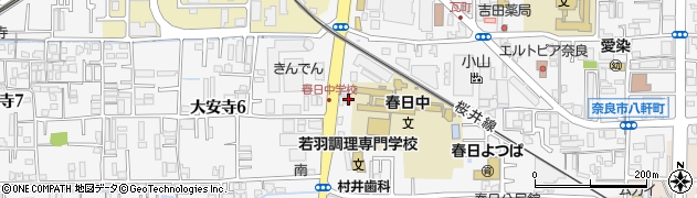ぶーけ 奈良周辺の地図