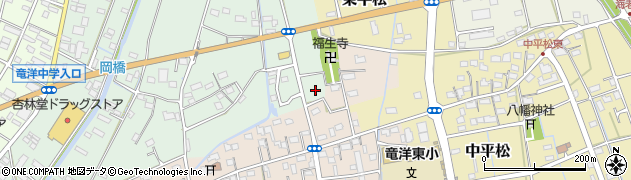 静岡県磐田市岡28周辺の地図