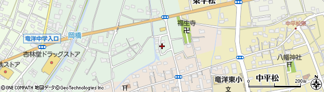 静岡県磐田市岡21周辺の地図