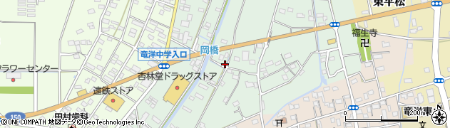 静岡県磐田市岡916周辺の地図