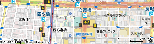 ホテル日航大阪　宴会場「孔雀」周辺の地図