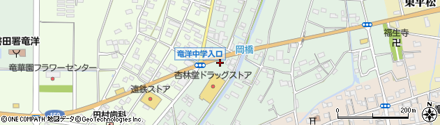 静岡県磐田市岡1014周辺の地図