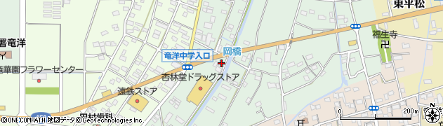 静岡県磐田市岡995周辺の地図
