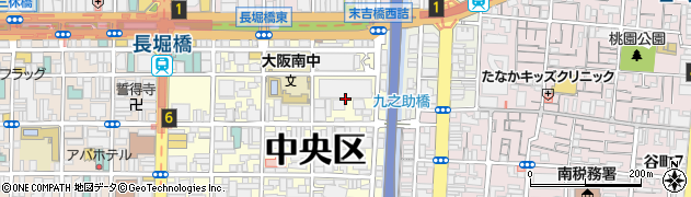 大阪府大阪市中央区島之内1丁目5周辺の地図