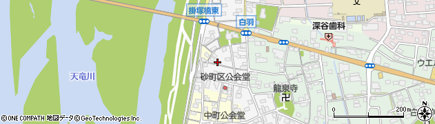 静岡県磐田市掛塚砂町1088周辺の地図