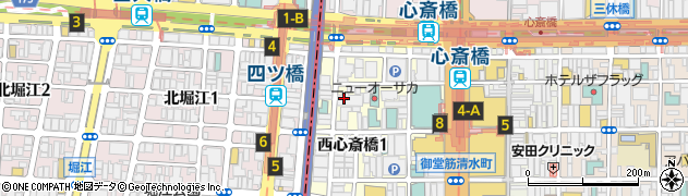 大阪探偵社周辺の地図