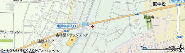 静岡県磐田市岡913周辺の地図
