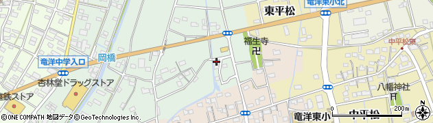 静岡県磐田市岡20周辺の地図