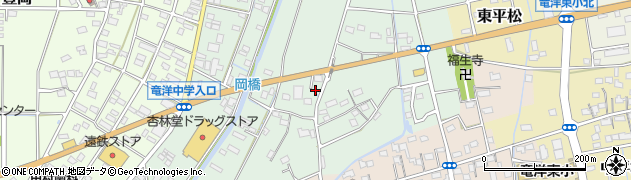 静岡県磐田市岡115周辺の地図