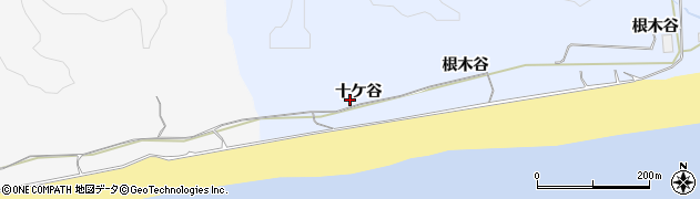 愛知県豊橋市東細谷町（十ケ谷）周辺の地図