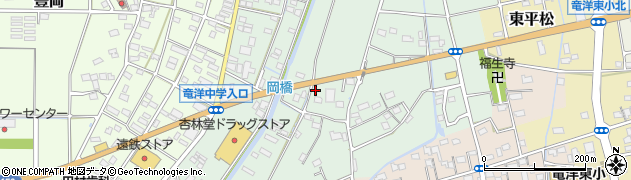 静岡県磐田市岡908周辺の地図