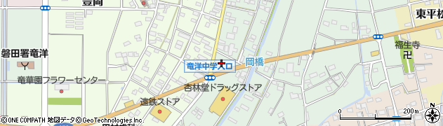 静岡県磐田市岡905周辺の地図
