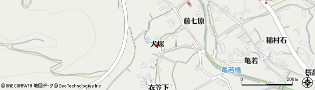愛知県田原市田原町犬塚周辺の地図