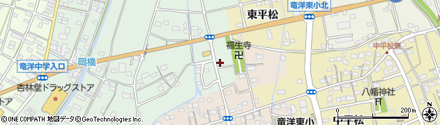 静岡県磐田市岡32周辺の地図