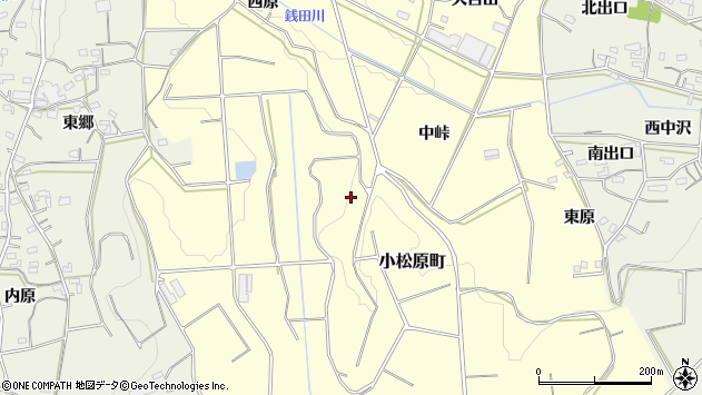 〒441-3123 愛知県豊橋市小松原町の地図